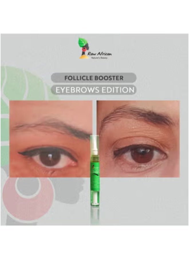 رو أفريكان زيت تعزيز بصيلات الشعر يعزز نمو الحواجب، علاج الحواجب، زيوت طبيعية نقية تمنع تساقط الشعر مع إكليل الجبل واللوز الحلو (15 مل) - Image 2